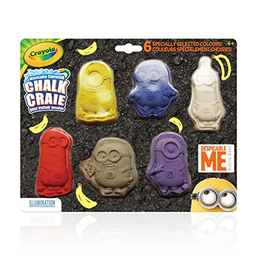 Crayola Despicable Me Sidewalk Chalk - The Minions!