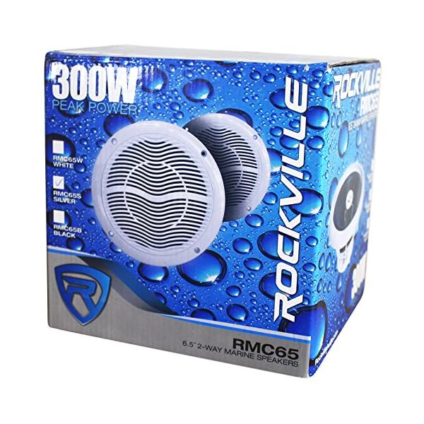 Rockville-Rmc65s-Pair-65-600W-Waterproof-Marine-Boat-Speakers-2-Way-Silver