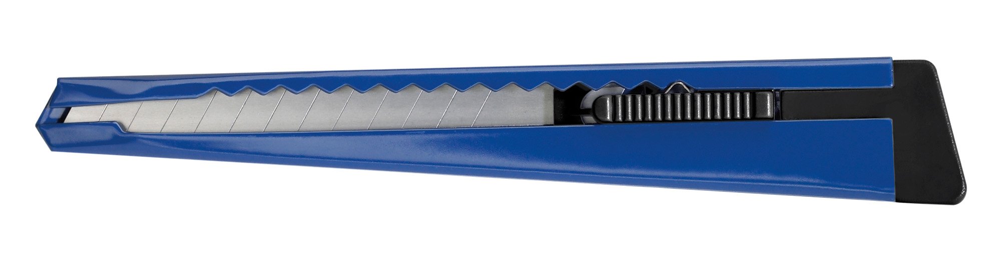 Westcott E-84021 00 9 mm Metal Handle Snap Off Office Blade Knife - Blue