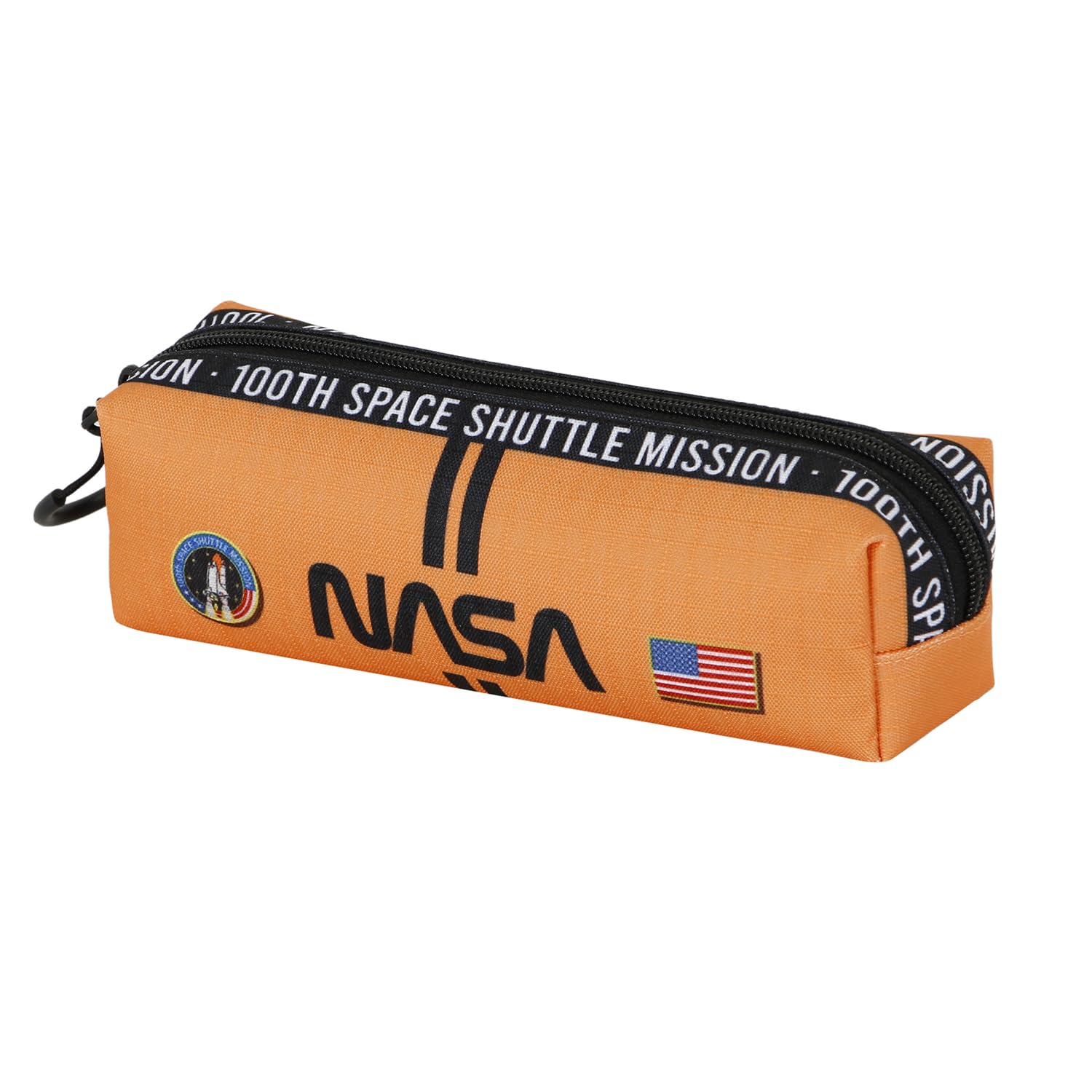 Karactermania NASA Lines-Fan Square Pencil Case 2.2, Orange, 22 x 9 cm
