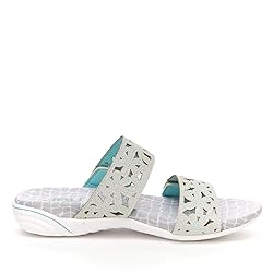 JBU by Jambu Women's Wildflower Slide Sandal, Dove