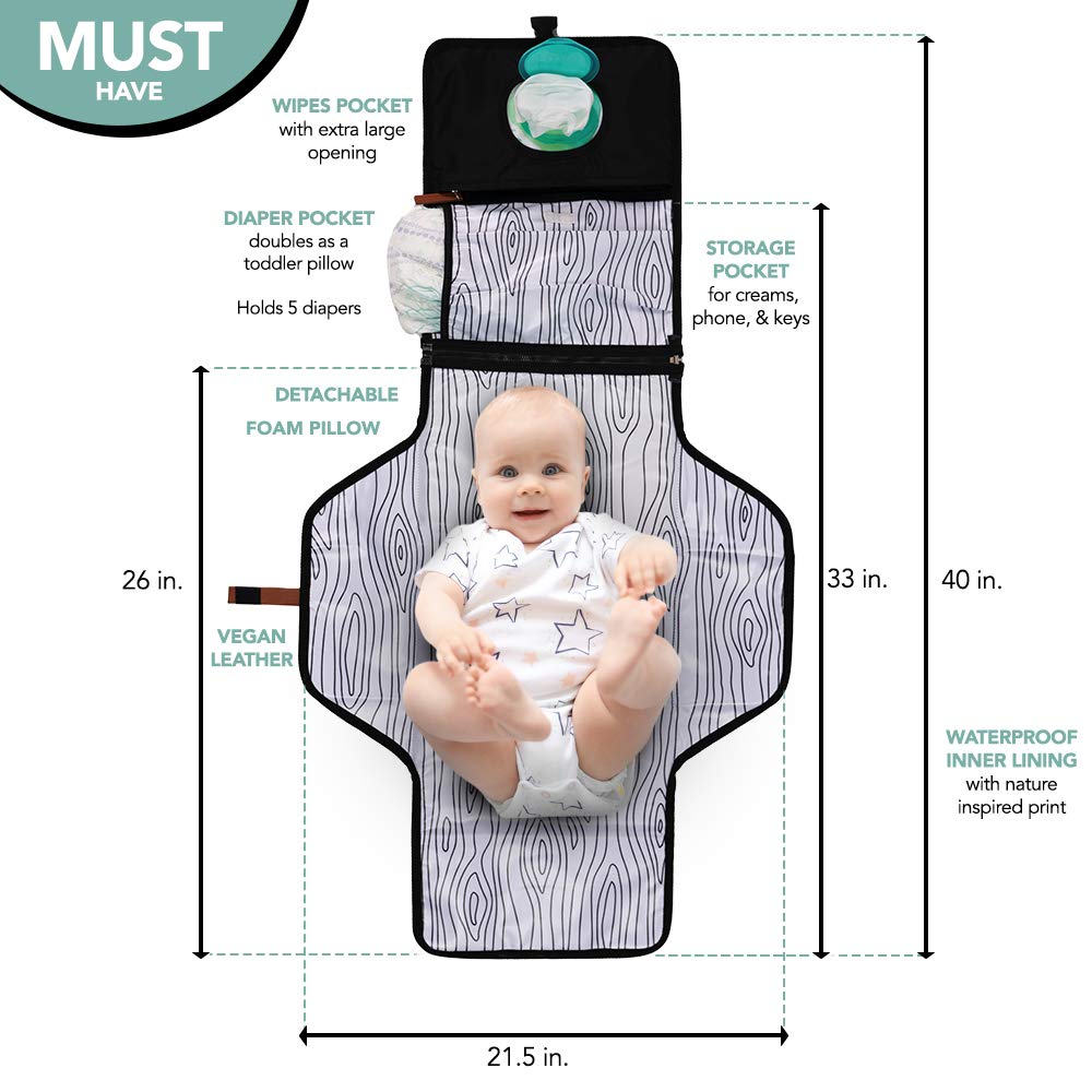 baby changing mat with pillow