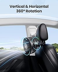 Gaiatop Mini Portable Stroller Fan, Battery