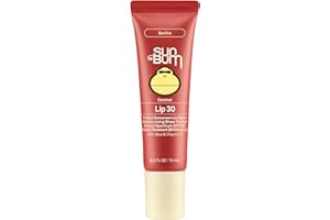 Sun Bum SPF 30 Sunscreen Bonfire Tinted Lip Balm - Coconut Flavor Broad Spectrum Moisturizing with Aloe & Vitamin E - Hawaii 104 Act Compliant (Made Without Octinoxate & Oxybenzone) - 0.5 oz