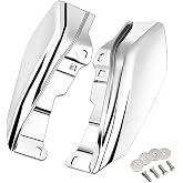 ANONEMOTO Mid Frame Air Deflectors Compatible for Harley Touring Street Glide Electra Glide Road King 2009-2016 Models Without Cool Flow Fan (Chrome)