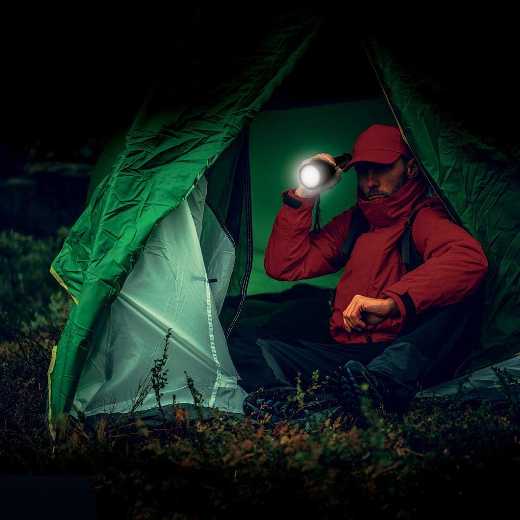 Energizer LED Tactical Flashlight, Super Bright High Lumens, Use for Hurricane Supplies, Survival Kit, Camping Accessories, Ultra-Durable and Water Resistant LED Flashlights, Black, 12.48: Sports & Outdoors