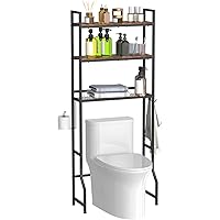 Over The Toilet Storage, Over Toilet Bathroom Organizer 3 Tier, Above Toilet Storage Rack for Bathroom Freestanding Bathroom 