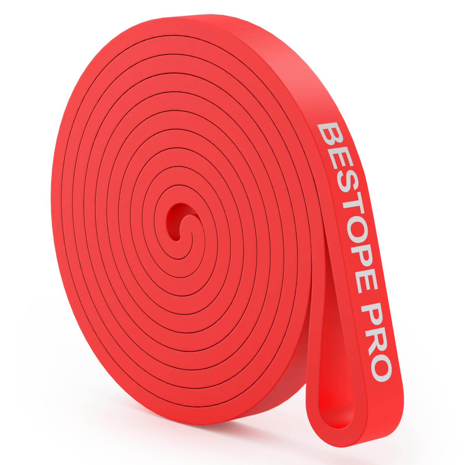 Resistance Band Pull Up Assist Band - Resistance Workout Exercise Band, Stretch Training Red Fitness Band for Unisex, Ideal for Home, Pilates, Yoga, Powerlifting, CrossFit, Muscle Toning