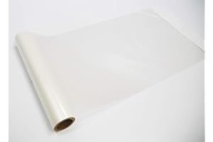 KINGTOOL Hot Foil Paper, Hot Foil Roll Used with Hot Foil Pen (7.87 inch x197 inch (20cm x 5Meter), Shimmer Pearl White)
