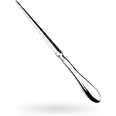 MUSROD Silvery Letter Opener, Envelope Opener Knife Metal Letter Opening Knife, Paul Revere Paper Cutting Knife, 9 inches (1 Pack)