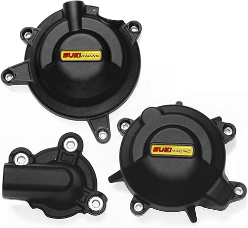 Amazon Ninja250 400 18 Z400 19バイク用エンジンカバーセット ジェネレーターカバー クラッチカバー パルスカバー Ninja400 18 Z400 19適用 エンジンカバー 車 バイク