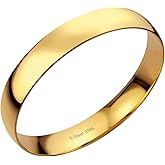 555Jewelry 12mm Wide Stainless Steel Solid Slip On Bangle Bracelet for Women With Small Wrist