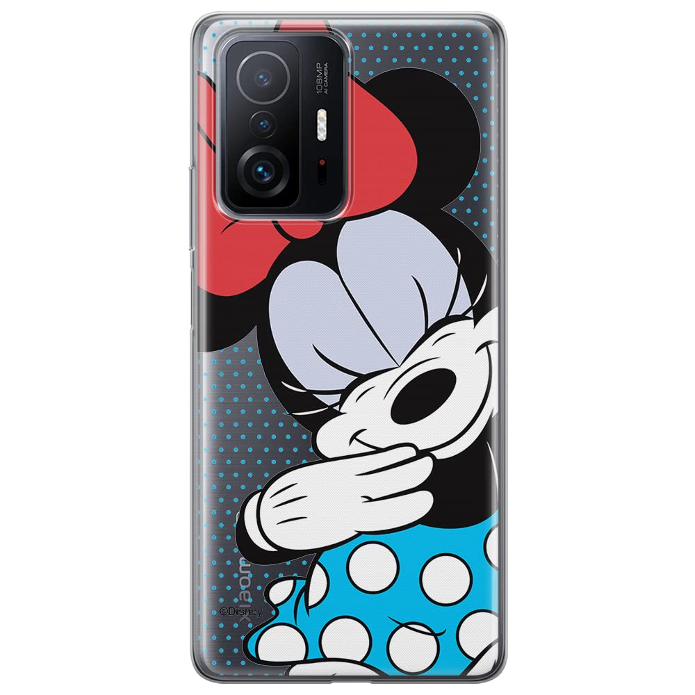 ERT GROUP mobile phone case for Xiaomi 11T 5G / 11T PRO 5G original and officially Licensed Disney pattern Minnie 033 optimally adapted to the shape of the mobile phone, partially transparent
