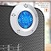 OPOLAR Electric Ceramic Space Heater with Digital Thermostat and ON/Off Timer, 1500W Portable Oscillating, Perfect for Indoor Home, Office Black