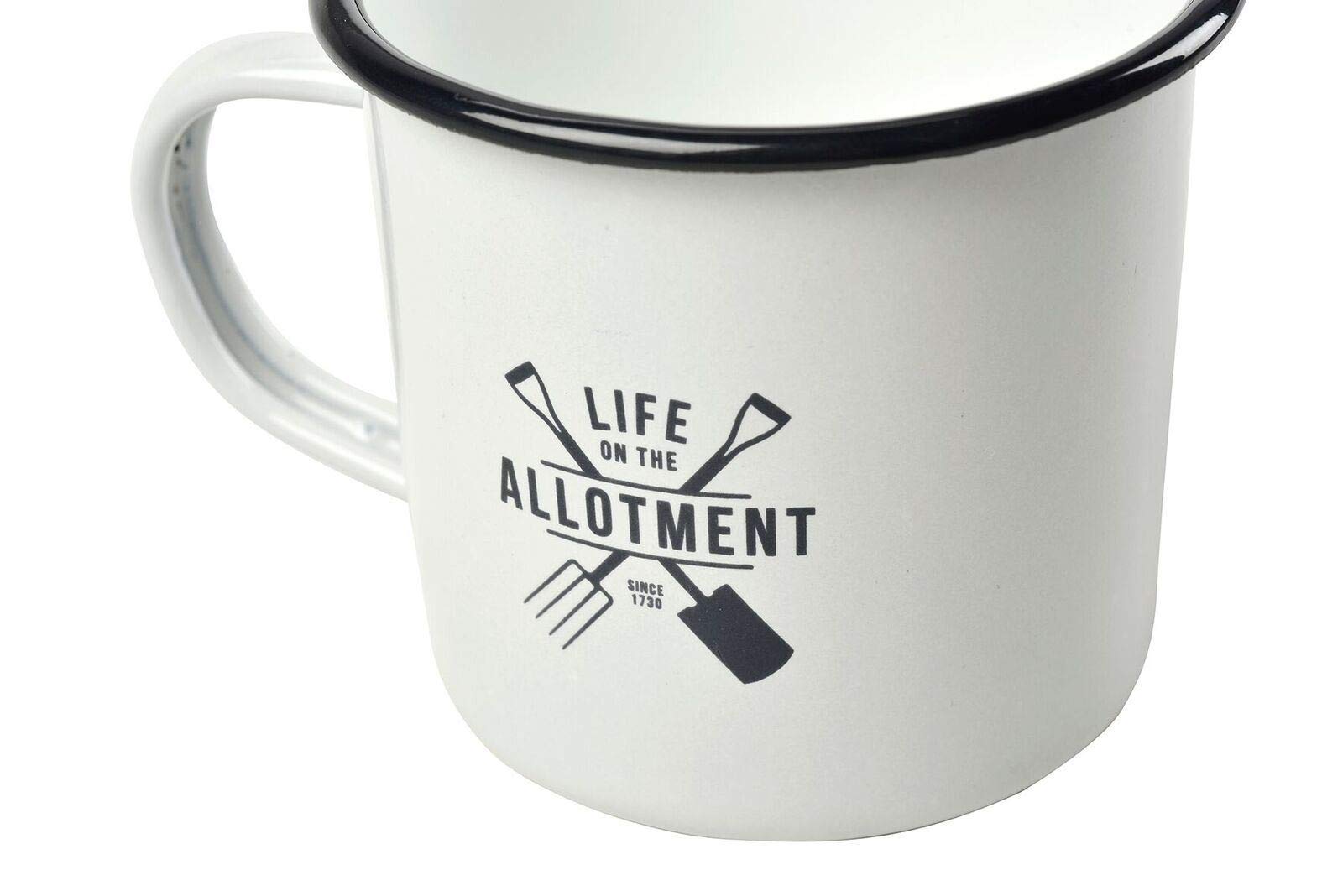 Burgon & Ball Enamel Mug For A Gardener - The Allotmenteer