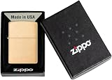 Zippo Windproof Lighter Brushed Brass Base Model Refillable Made in USA view 7