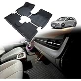 BestEvMod for Ioniq5 All Weather Floor Mats XPE Anti-High Temperatuer Liner Floor Mats 1st & 2nd Row Compatible with Hyundai Ioniq 5 Limited Trim 2022 2023 2024 Accessories (Slide Console Version)
