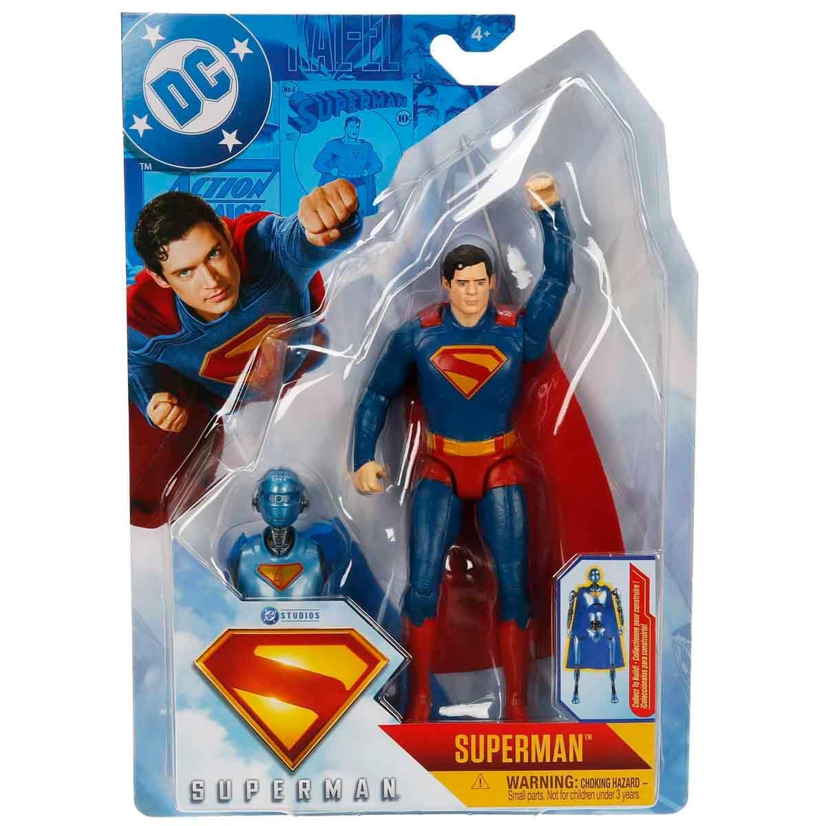 DC Comics, Superman 6-Inch Action Figure, Authentic Superman Movie Styling, Super Heroes Kids Toys for Boys and Girls Ages 4 and Up