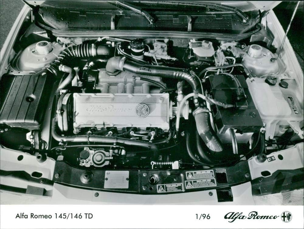 Vintage photograph of Alfa Romeo 145/146 TD