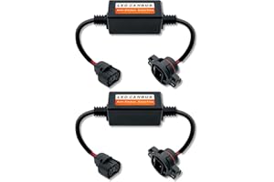 DAMA AUTOMOTIVE LIGHTING DAMA H16 5202 PSX24 LED Headlight CANbus Anti-Flicker Error Free/Error Canceller/Flickering Resistor Decoder Conversion Kit | One Pair Deal (H16 5202 PSX24)