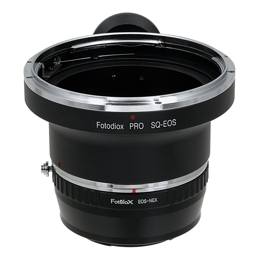Fotodiox Pro Lens Mount Adapters, Bronica SQ (SQ-A, SQ-Am, SQ-Ai, SQ-B) Mount Lenses to to Sony E-Mount Mirrorless Camera Adapter - for Sony Alpha E-mount Camera Bodies (APS-C & Full Frame such as NEX-5, NEX-7, ?7, ?7II)