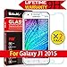 Galaxy J1 Glass Screen Protector,(J100M 2015)[2 Pack] AnoKe [Lifetime Warranty](0.3mm 9H 2.5D) Best Tempered Glass Screen Protector Film Shield Guard For Samsung Galaxy J1 J100M 2015, Glass 2 Pack