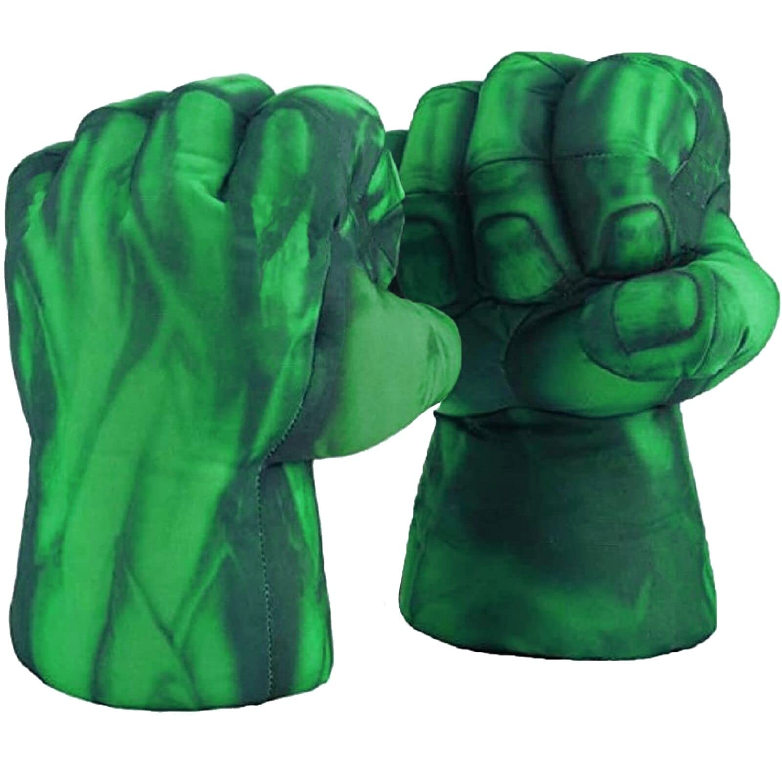 SATKULL Superhero Hands Toys Kids Soft Plush Fists Superhero Boxing Gloves for Boys Girls Hero Cosplay Accessories Toy(Green B)