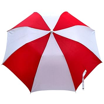 Five Star Red and White Umbrella for Men and Women