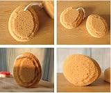 EXCEART Honeycomb Bath Sponge 5pcs Yellow Soft Shower Body Cleansing view 4