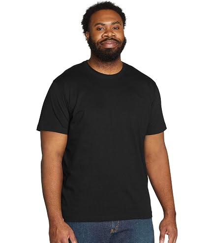 Eddie Bauer Men's Legend Wash Short-Sleeve T-Shirt, Black, XX