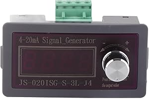 4-20mA Generator DC 0-10V Current Voltage Analog Simulator 4 Digit Display Adjustable Generator for PLC Panel Debugging