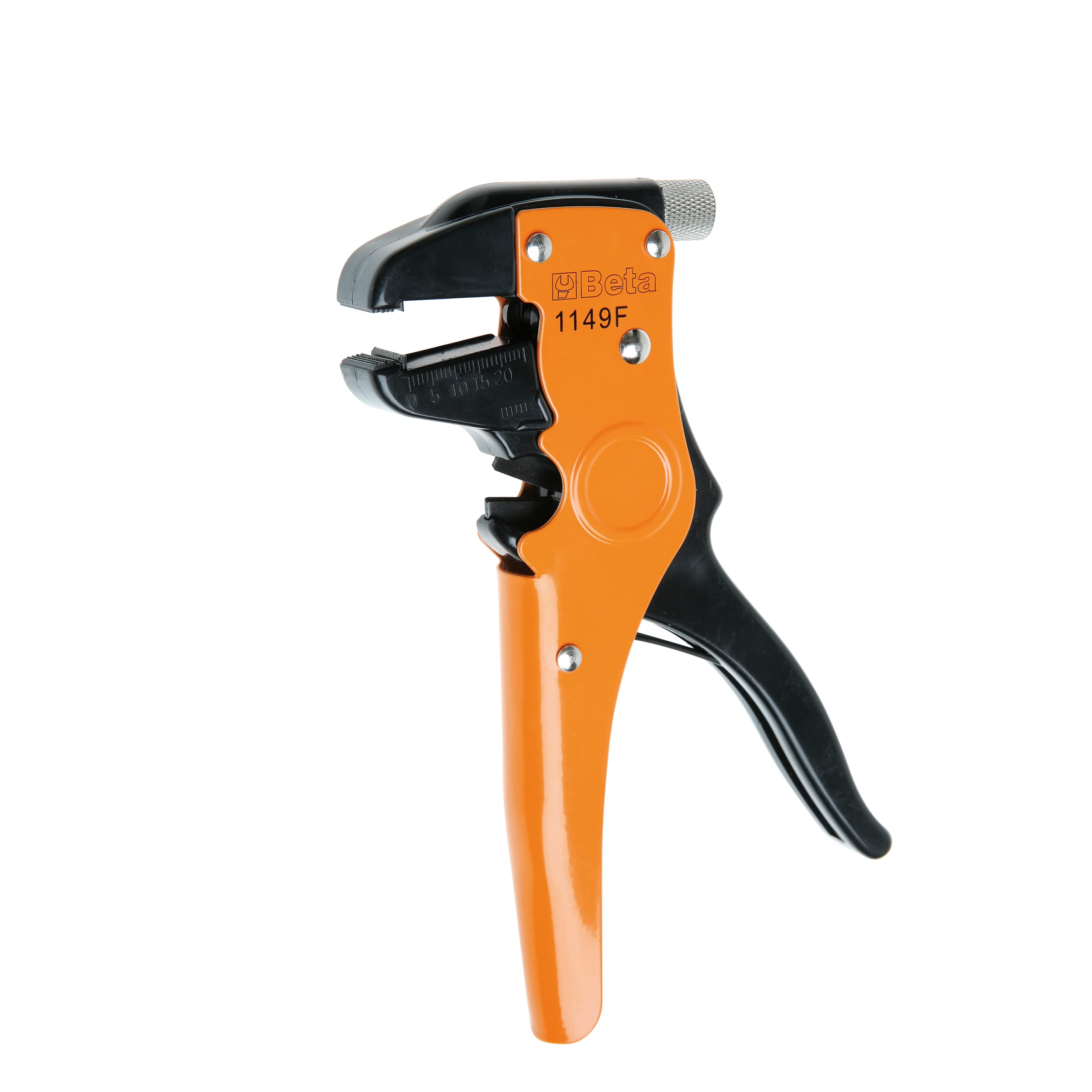 Beta 11490010 Model 1149 F Front Wire Stripping Pliers with Cutting Blade, Self-adjusting