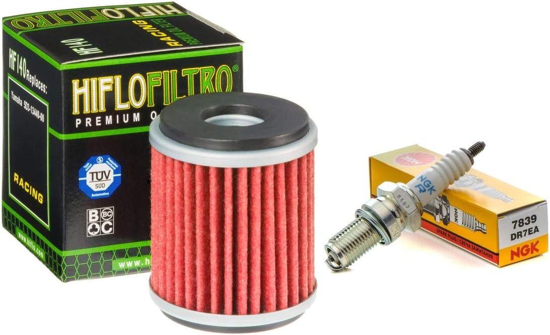 Oil Filter Spark Plug Tune Up Kit for Yamaha Raptor YMF250R