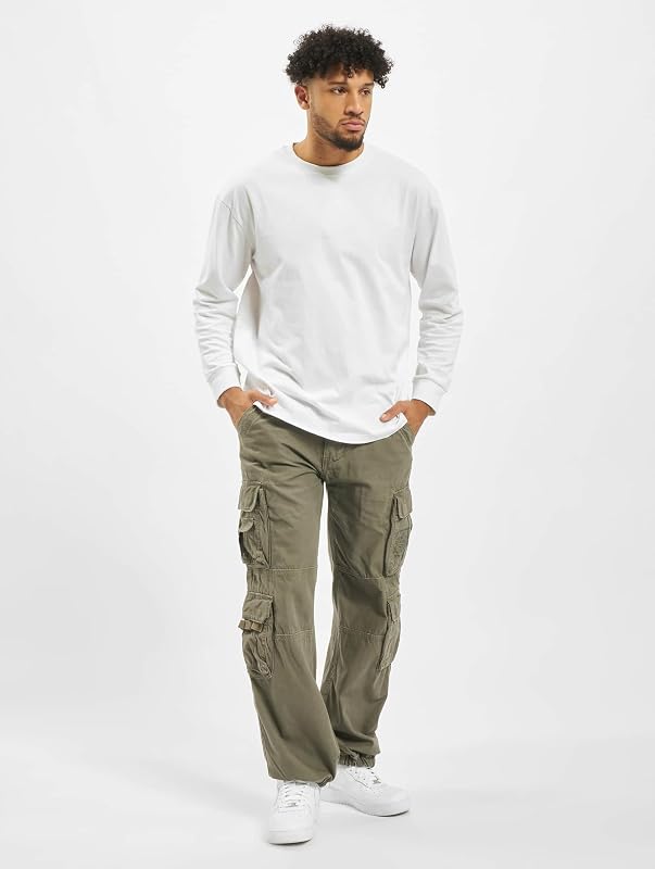 Pure Vintage Pants, Color: olive, Size: XL
