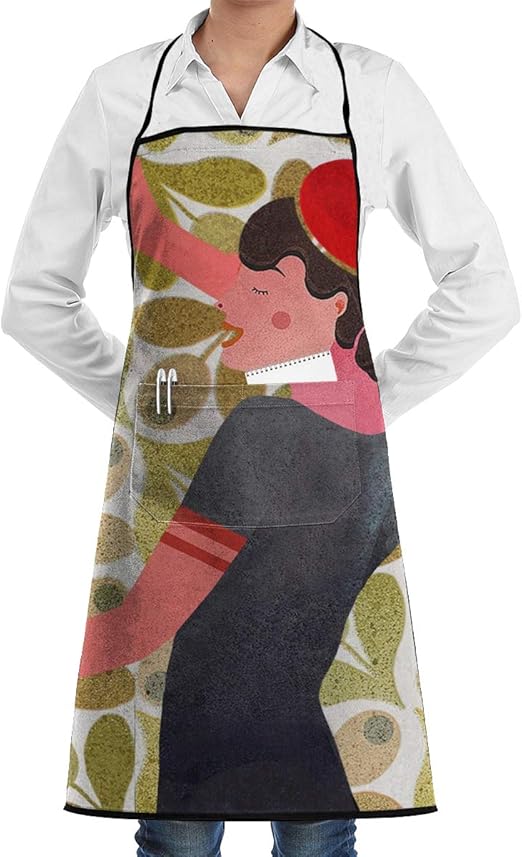 Amazon Com Vicrunning Men Draw Zhe Flower Aprons Bib For Mens