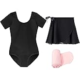 Stelle Ballet Leotards for Girls Toddler Dance Dress Outfit Combo with Skirt and Tights (Toddler/Little Kid/Big Kid)