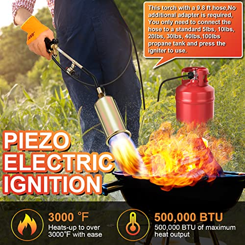 Propane Torch Weed Burner ,Blow Torch,Weed Torch With Push Button