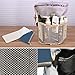 Travel Cosmetic Bags Make up Bag Organizer Men Women Hanging Toiletry Bags Wash Bags Large Capacity Drawstring Makeup Bag Blue + Small Pouch + Clear PVC Brush Bag (Blue)
