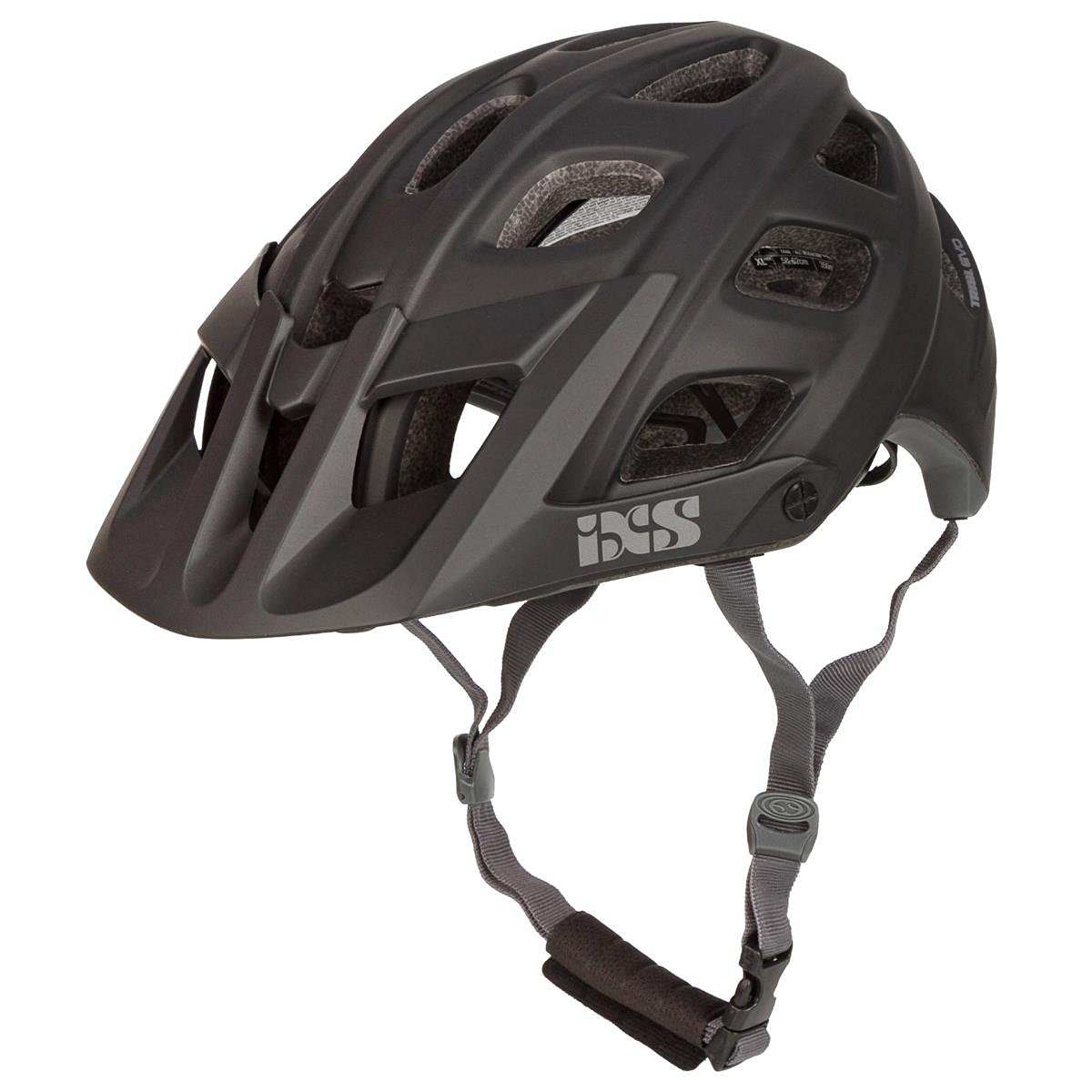 IXS Unisex Evo Trail All Mountain MTB Helmet, Black, SM (54-58cm) EU