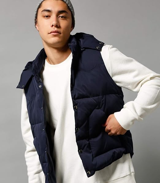 Amazon Azul By Moussy スタイルアップダウンベストxl Nvy ベスト 通販