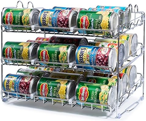 Stackable Can Rack Organizer Storage For 36 Cans Great For The