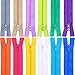 Frienda 50 Pieces Nylon Coil Zippers for Tailor Sewing Crafts 25 Colors Nylon Zippers (14 Inch)