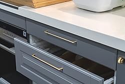 Goo-Ki Brushed Brass Zinc Alloy Cabinet Pull,Modern
