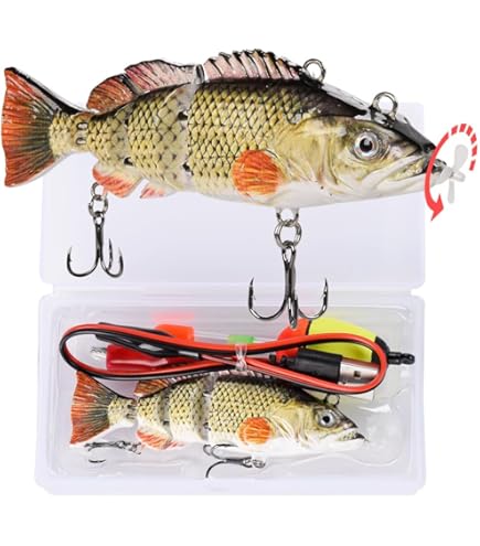 【美品】Handmade Lure Works Amazon.com : HADORAM Robotic Swimming Lure 5.1” Electric Fishing