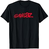 Gorillaz Paint Brush Red Logo T-Shirt Small