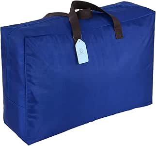 LUOLLOVE Bolsa de Almacenamiento, Bolsa Cremallera Grande con asa,1680D