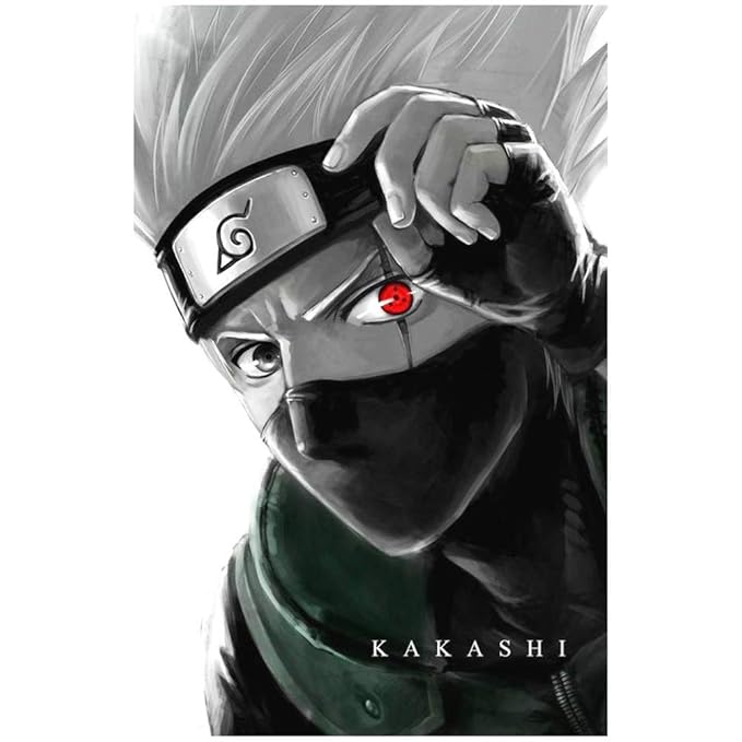 ALTcompluser Poster Anime Naruto Kakashi Dekorative Poster Drucken Wand Café Bar