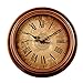 SonYo Silent Non-Ticking Round Wall Clocks (12 Inches) Decorative Vintage Style Roman Numeral Clock