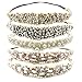 INSPIRELLE 5 Count Beaded Elastic Headband, Fashionable Handmade Imitation Pearl Beading Hairbands for Lady Women Girls