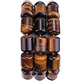 BEADIA Natural Yellow Tiger Eye Cylinder Stone Loose Semi Gemstone Beads for Jewelry Making 10mmx14mm 38cm